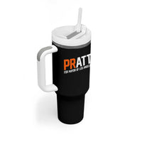 Pratt for Mayor Los Angeles Tumbler With Handle LA City Caliornia Pride Political Campaign Supporter