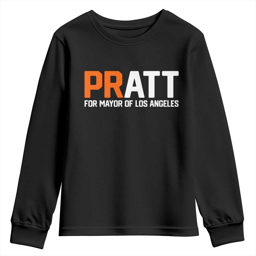 Pratt for Mayor Los Angeles Youth Sweatshirt LA City Caliornia Pride Political Campaign Supporter