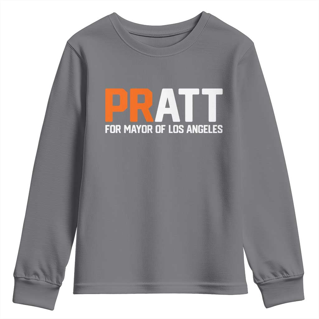 Pratt for Mayor Los Angeles Youth Sweatshirt LA City Caliornia Pride Political Campaign Supporter