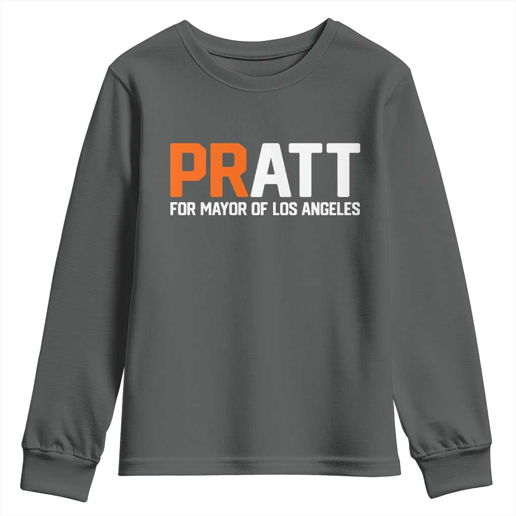 Pratt for Mayor Los Angeles Youth Sweatshirt LA City Caliornia Pride Political Campaign Supporter