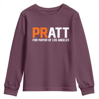 Pratt for Mayor Los Angeles Youth Sweatshirt LA City Caliornia Pride Political Campaign Supporter