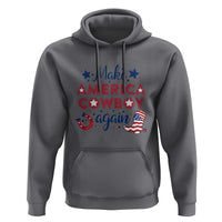 Retro Western Rodeo Hoodie Make America A Cowboy Again Country Lifestyle