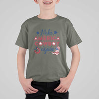 Retro Western Rodeo T Shirt For Kid Make America A Cowboy Again Country Lifestyle