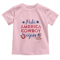 Retro Western Cowboys Toddler T Shirt Make America A Cowboy Again Country Lifestyle Rodeo