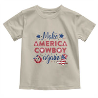 Retro Western Cowboys Toddler T Shirt Make America A Cowboy Again Country Lifestyle Rodeo