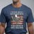 American Patriot T Shirt The Devil Saw Me With My Head Down Until I Said Amen US Flag - Wonder Print Shop