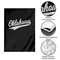 Vintage Oklahoma Throwback Distressed Garden Flag Retro Classic OK State Pride - Wonder Print Shop