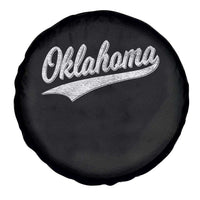 Vintage Oklahoma Throwback Distressed Spare Tire Cover Retro Classic OK State Pride - Wonder Print Shop
