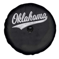 Vintage Oklahoma Throwback Distressed Spare Tire Cover Retro Classic OK State Pride - Wonder Print Shop