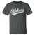 Vintage Oklahoma Throwback Distressed T Shirt Retro Classic OK State Pride - Wonder Print Shop