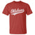 Vintage Oklahoma Throwback Distressed T Shirt Retro Classic OK State Pride - Wonder Print Shop