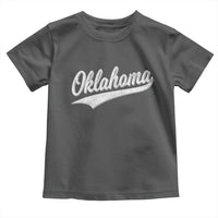 Vintage Oklahoma Throwback Distressed Toddler T Shirt Retro Classic OK State Pride - Wonder Print Shop