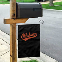 Vintage Oklahoma Orange Throwback Distressed Garden Flag Retro Classic OK State Pride - Wonder Print Shop