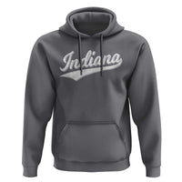 Vintage Indiana Retro Throwback Distressed Hoodie Retro Classic IN State Pride - Wonder Print Shop