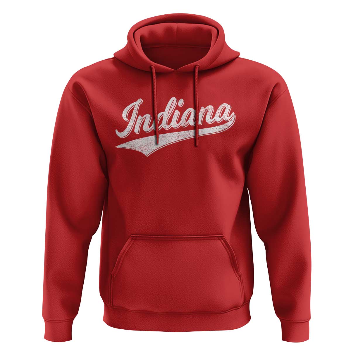 Vintage Indiana Retro Throwback Distressed Hoodie Retro Classic IN State Pride - Wonder Print Shop