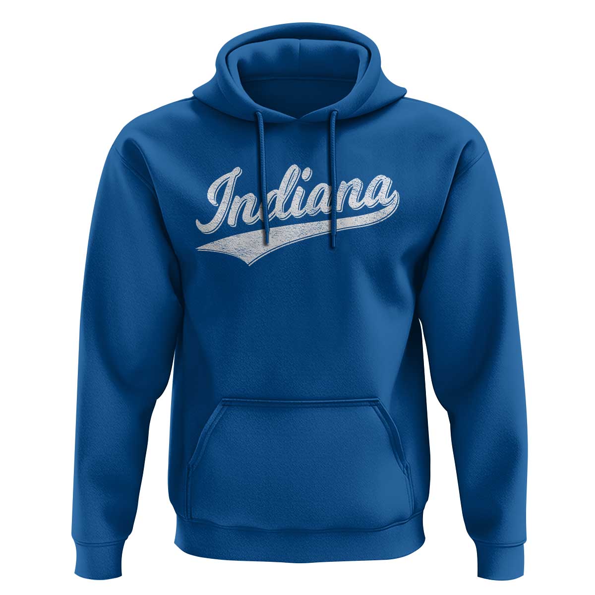 Vintage Indiana Retro Throwback Distressed Hoodie Retro Classic IN State Pride - Wonder Print Shop