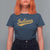 Vintage Indiana Retro Yellow Throwback Distressed T Shirt For Women Retro Classic IN State Pride - Wonder Print Shop