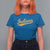 Vintage Indiana Retro Yellow Throwback Distressed T Shirt For Women Retro Classic IN State Pride - Wonder Print Shop