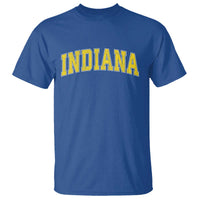 Vintage Indiana IN T Shirt Retro Throwback Design Classic Yellow Athletic Sports - Wonder Print Shop