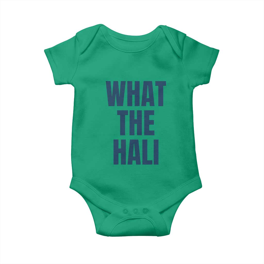 What The Hali Baby Onesie Indiana Hoosier Funny Basketball Overrated - Wonder Print Shop