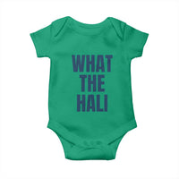 What The Hali Baby Onesie Indiana Hoosier Funny Basketball Overrated - Wonder Print Shop