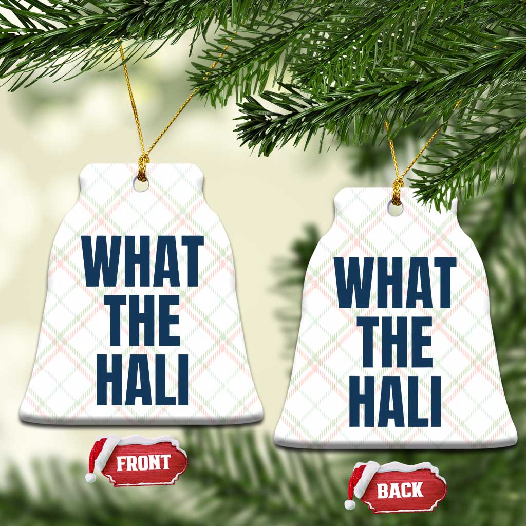 What The Hali Ceramic Ornament Indiana Hoosier Funny Basketball Overrated - Wonder Print Shop