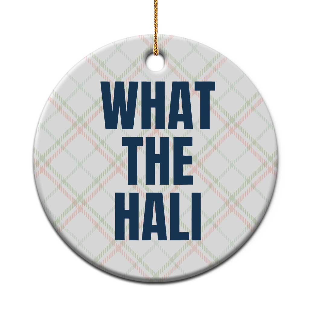 What The Hali Ceramic Ornament Indiana Hoosier Funny Basketball Overrated - Wonder Print Shop