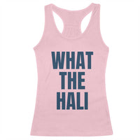 What The Hali Racerback Tank Top Indiana Hoosier Funny Basketball Overrated - Wonder Print Shop