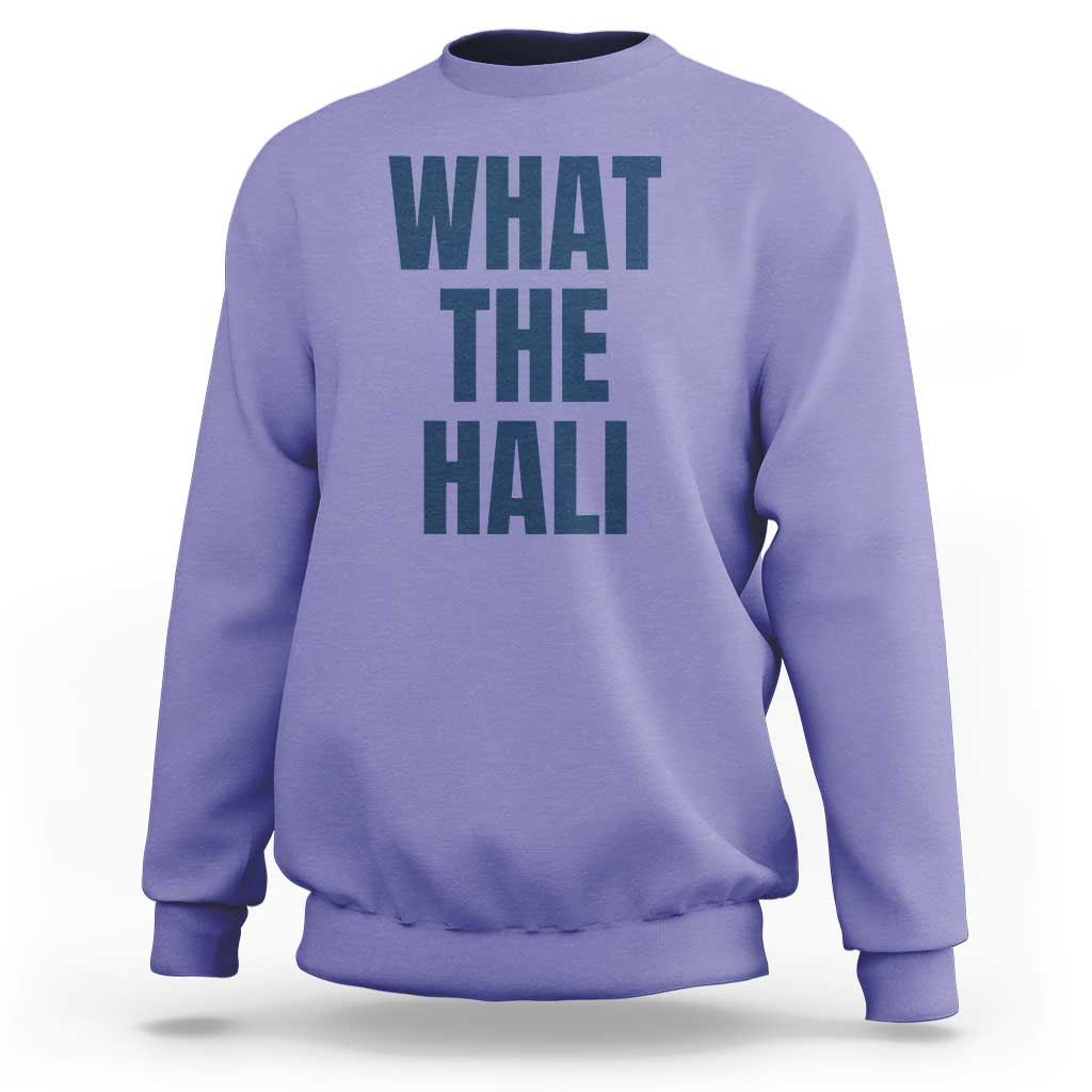 What The Hali Sweatshirt Indiana Hoosier Funny Basketball Overrated - Wonder Print Shop