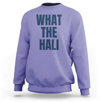 What The Hali Sweatshirt Indiana Hoosier Funny Basketball Overrated - Wonder Print Shop