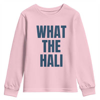 What The Hali Youth Sweatshirt Indiana Hoosier Funny Basketball Overrated - Wonder Print Shop