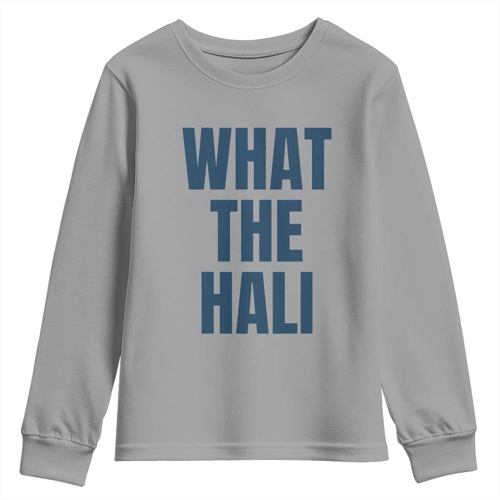 What The Hali Youth Sweatshirt Indiana Hoosier Funny Basketball Overrated - Wonder Print Shop