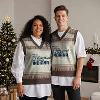 But This Is Indiana V-Neck Knit Sweater Vest In 49 States It’s Basketball Hoosier Pride - Wonder Print Shop