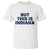 But This Is Indiana T Shirt Hoosier Basketball Fans Bold Blue and Gold - Wonder Print Shop