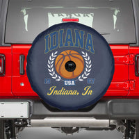 Vintage Indiana Basketball Graphic Spare Tire Cover Retro 1967 Sports Indianapolis IN Fan