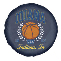 Vintage Indiana Basketball Graphic Spare Tire Cover Retro 1967 Sports Indianapolis IN Fan