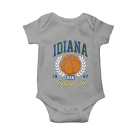 Vintage Indiana Basketball Graphic Baby Onesie Retro 1967 Sports Indianapolis IN Fan
