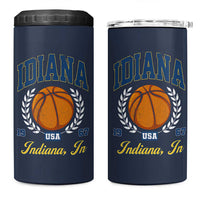 Vintage Indiana Basketball Graphic 4 in 1 Can Cooler Tumbler Retro 1967 Sports Indianapolis IN Fan