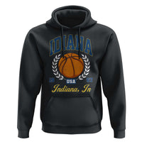 Vintage Indiana Basketball Graphic Hoodie Retro 1967 Sports Indianapolis IN Fan