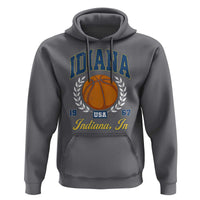 Vintage Indiana Basketball Graphic Hoodie Retro 1967 Sports Indianapolis IN Fan