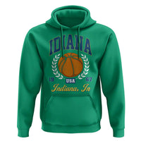 Vintage Indiana Basketball Graphic Hoodie Retro 1967 Sports Indianapolis IN Fan