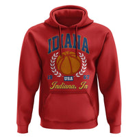 Vintage Indiana Basketball Graphic Hoodie Retro 1967 Sports Indianapolis IN Fan