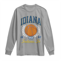 Vintage Indiana Basketball Graphic Long Sleeve Shirt Retro 1967 Sports Indianapolis IN Fan