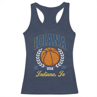 Vintage Indiana Basketball Graphic Racerback Tank Top Retro 1967 Sports Indianapolis IN Fan