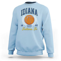 Vintage Indiana Basketball Graphic Sweatshirt Retro 1967 Sports Indianapolis IN Fan
