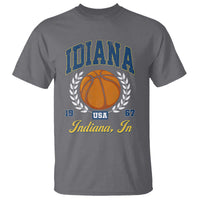 Vintage Indiana Basketball Graphic T Shirt Retro 1967 Sports Indianapolis IN Fan