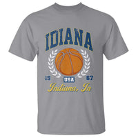 Vintage Indiana Basketball Graphic T Shirt Retro 1967 Sports Indianapolis IN Fan