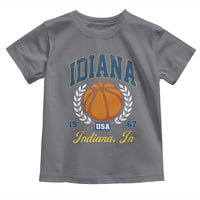 Vintage Indiana Basketball Graphic Toddler T Shirt Retro 1967 Sports Indianapolis IN Fan