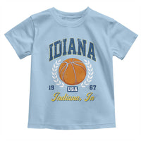 Vintage Indiana Basketball Graphic Toddler T Shirt Retro 1967 Sports Indianapolis IN Fan