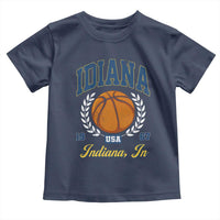 Vintage Indiana Basketball Graphic Toddler T Shirt Retro 1967 Sports Indianapolis IN Fan